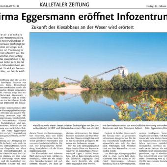 Eröffnung des Info-Zentrums ”Weserauenpark Lippe- Schloß Varenholz”