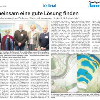 Eröffnung des Info-Zentrums ”Weserauenpark Lippe- Schloß Varenholz”