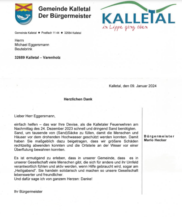 Wenn Weihnachten ins Wasser fällt…